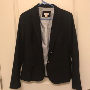 Black J crew Schoolboy blazer